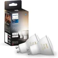 Philips Hue White Ambiance Smart Spotlight Twin Pack Led [Gu10 Spot] with Bluetooth Compatible with Alexa and Google Assistant and Apple Homekit