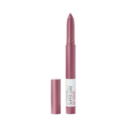 Maybelline lipstick Superstay Matte Ink Crayon, longlasting With Precision Applicator, 25 Stay Exceptional, 1.5 g, Pack Of 1