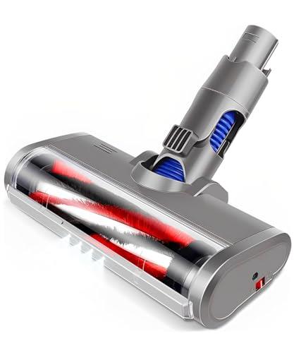 Hygieia LED Vacuum Cleaner Head for Dyson V6 Motorhead, Animal, Absolute, DC44, DC45, DC59 & More Vacuum Cleaners, Motorized Powerhead Attachment Tool for Carpet Cleaning