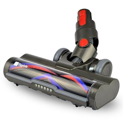 Hygieia Powerhead with LED Lights for Dyson V10 V11 V15 Vacuum Cleaners - Replacement Motorized Vacuum Head Attachment Accessory for All Surfaces