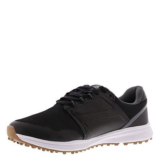 New Balance Men's Breeze V2 Golf Shoe, Black, 9 US Wide