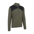 Callaway Golf Mens 2022 High Gauge Aquapel Thermal Fleece Sweater, Black Lichen, XXL