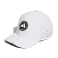 Adidas Golf Men's Golf Cap, Water Repellent, Punching Cap White