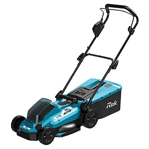 Rok Cordless Lawn Mower Skin-Only 18 V, Black/Blue