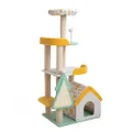 Furbulous 130CM Attractive Cat Tree Scratching Post, Luxury Cat House, Multi-Level Adventure Cat Tower with Cozy Perches- Fairy