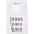 OPI xPRESS/ON Press On Nails, Up to 14 Days of Wear, Gel-Like Salon Manicure, Vegan, Sustainable Packaging, With Nail Glue, Short Neutral Nails, Taupe-less Beach