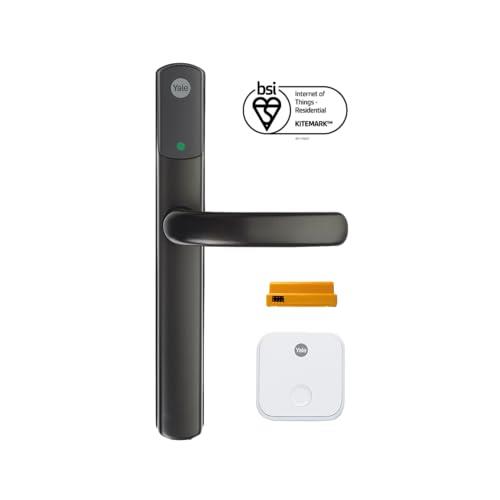 Yale Conexis L2 Smart Door Lock - Black - Remote Access from Anywhere, Anytime, No Key Needed, Compatible with Alexa, Google Assistant and Philips Hue