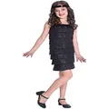 Amscan Girl's 1920s Retro Flapper Costume, Black, Size 6-8 Years