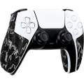 Lizard Skins PS5 Controller Grip – 0.5mm DSP Playstation 5 Grip - Easy to Install PRE Cut Pieces (Black Camo)