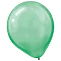 Amscan Festive Green Pearl Latex Balloon 15 Pieces, 30 cm Size