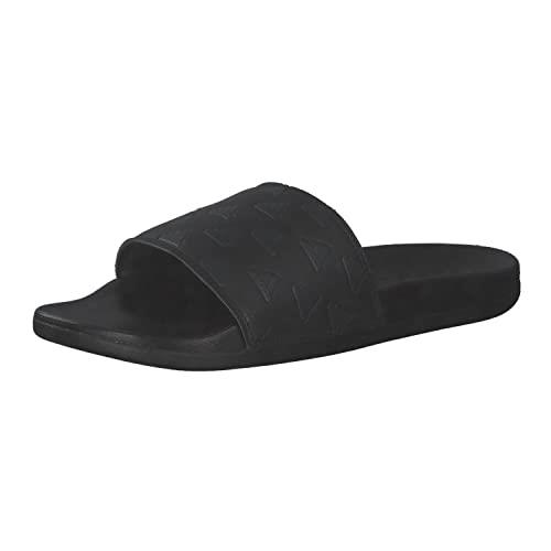 adidas Sportswear Adilette Comfort Slides,Core Black/Carbon/Core Black, US 8