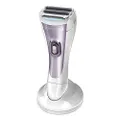 Remington Cordless Wet and Dry Lady Shaver, Showerproof Electric Razor with Bikini Attachment and Charge Stand, WDF4840