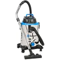 Vacmaster Power 30 PTO Wet & Dry Cleaner, with Power Take Off Socket, 30 Litre Capacity, 1500W Motor and 2 Year Guarantee