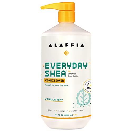 Alaffia Everyday Shea Vanilla Mint Scented Hair Conditioner 950 ml