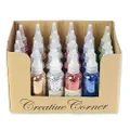 Lylac Craft - Glitter Powder Thick & Thin 6CLRS Tiffany Blue, Apple Green, Pink, RED, Silver, Champagne