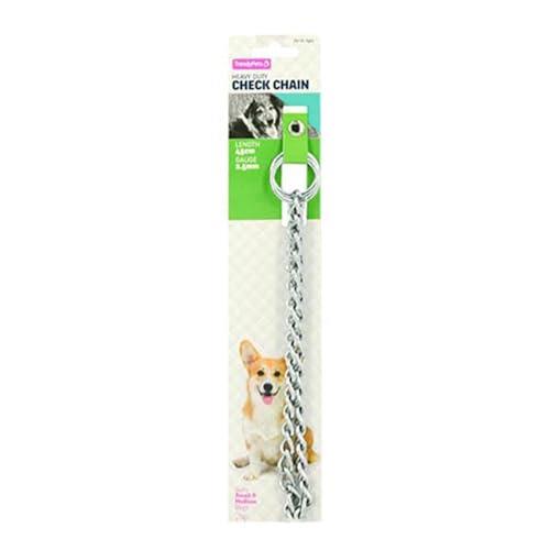 [2PCE] Trendypets Dog Check Chain, Ensure Your Dog's Safety and Control, Ideal for Small and Medium Dogs - 45CM