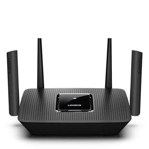 Linksys MR8300 Tri-Band Mesh WiFi 5 Router (AC2200) - Works with Velop Whole Home WiFi System - Internet Gaming Router with 4 GB Ethernet Ports, USB 3.0 Port and Parental Controls via Linksys App