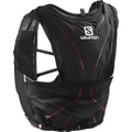 Salomon ADV Skin 12 Running Hydration Backpacks Set, Unisex, Black/Matador