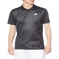 Adidas MMC55 Men's Tennis Paris Heat.RDY Freelift Polo Shirt, Quick Drying Cooling Technology, Carbon (HZ1346), S