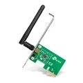 TP-Link 150Mbps Wireless N PCI Express Adapter, Up to 150Mbps, One Detechable Antenna, Advanced Security, Supports Windows and Linux (TL-WN781ND)