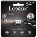 Lexar 64GB Jump Drive S47 USB 3.1, (LJDS47-64GABBK)