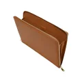 Mon Purse 16" Padded Leather Laptop Case, Tan Gold