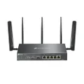 TP-Link Omada 4G+ Cat6 AX3000 Dual-Band Wi-Fi6 Gigabit VP Router, up to 300 Mbps, 6 Gigabit Ethernet Ports, Omada Mesh, High-Security VPN (ER706W-4G)