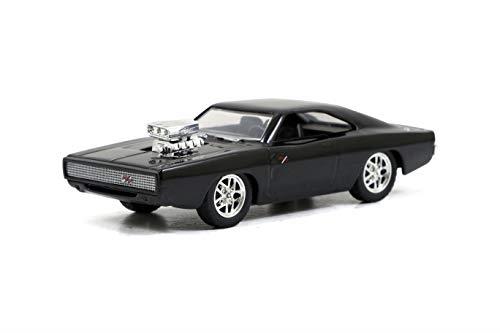 Jada Toys Fast and Furious 1:55 Dom's Dodge Charger R/T Build N' Collect Die -cast Model Kit,Black