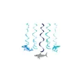 Creative Converting Shark Dizzy Danglers Swirls Party Hanging (Pack of 5)