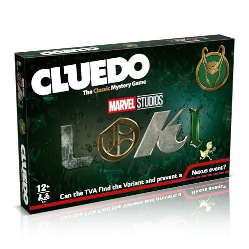 Cluedo Loki Edition Board Game, This New Loki Edition of Hasbro's Classic Detective Game CLUEDO is Perfect for 2–6 Players a