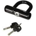 Master Lock 8118DPFAU Master Lock Mini U Lock 100m Wide x 51mm Shackle Clearance Mini U Bar, Black