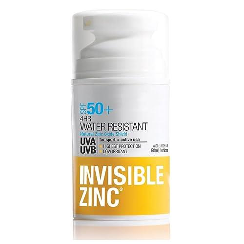 Invisible Zinc SPF50+ 4 Hours Water Resistant Sunscreen, 50ml