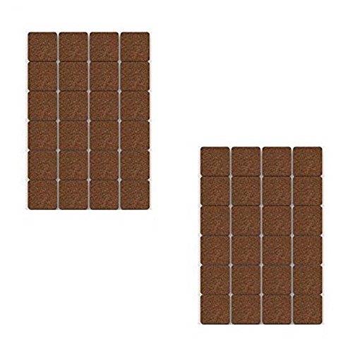 Lylac Square Furniture Protection Rubber Mats 32-Pieces