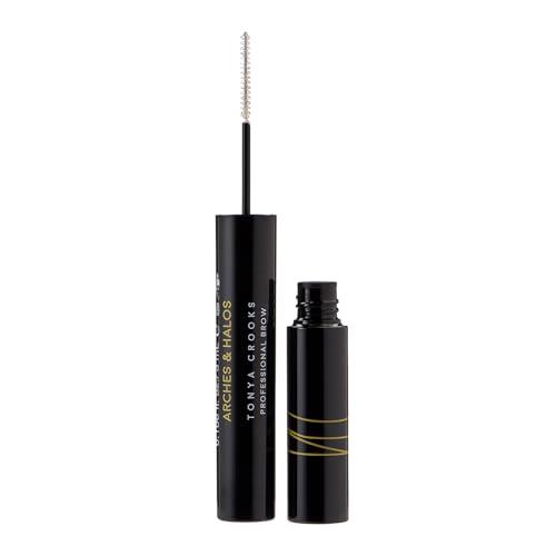 Arches & Halos Natural Hold Brow Gel - Clear - Light, Natural Hold Eyebrow Gel for Shaping and Styling - Formula Infused with Brow Hydrating Conditioner - Soft, Smooth, Non-Sticky Finish - 3 ml