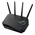 ASUS ROG Strix GS-AX5400 WiFi 6 Extendable Gaming Router, Gaming Port, Mobile Game Mode, Port Forwarding, VPN Fusion, Aura RGB, Subscription-Free Network Security, Instant Guard, AiMesh Compatible