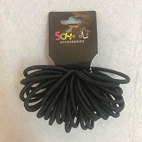 Lylac School Style Hair Band 30 Piece Set, Black