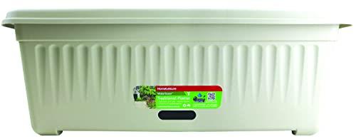 Home Leisure Rectangular Traditional Water Saver Planter, 680 mm Size, Stone