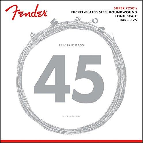 Fender 7250 Nickel-Plated Steel Roundwound Bass Strings (V-String)
