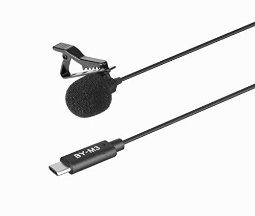 Boya by-M3 Lavalier Clip-On Lapel Digital Microphone for Android Devices