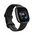 Fitbit Versa 4 Fitness Smartwatch with Built-in GPS and up to 6 Days Battery Life - Compatible with Android and iOS, Black