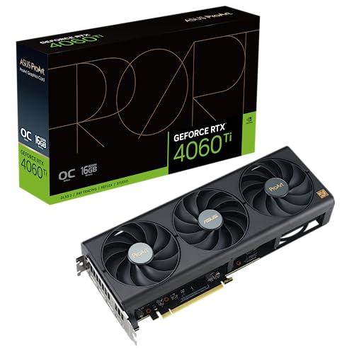 ASUS ProArt GeForce RTX™ 4060 Ti OC Edition 16GB GDDR6 Bring Elegant and Minimalist Style to Empower Creator PC Builds with Full-Scale GeForce RTX™ 40 Series Performance.