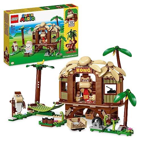 LEGO Super Mario Donkey Kong’s Tree House Expansion Set 71424 Collectible Building Toy Set;Playset for Kids Aged 8 and Over to Combine with a Starter