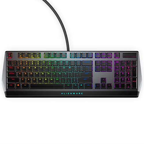 Alienware AW510K Low Profile Gaming Keyboard, Mechanical, CherryMX Red Switches, English Layout, Dark Side of The Moon