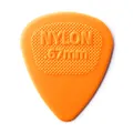 JIM DUNLOP Nylon MIDI Standard .67mm Orange Guitar Pick - 72 Pack