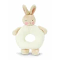 Bunnies By The Bay Ring Rattle Bunny Soft Toy, White