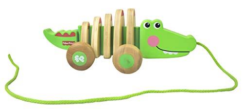 Fisher-Price Pull Along Wooden Alligator, Various (8016A)