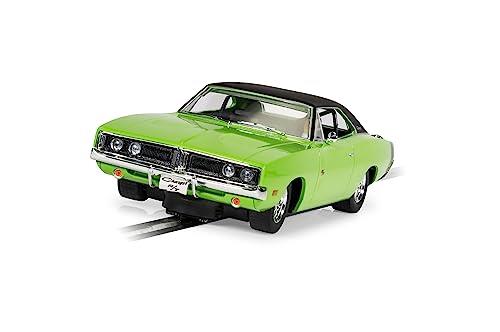 Scalextric Scalex 1:32 Scale Dodge Charger RT Car, Sublime Green
