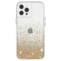 Case-Mate iPhone 12 Pro Max Case - Twinkle Ombre Gold with 10ft Drop Protection & Wireless Charging - Luxury Bling Glitter Case for iPhone 12 Pro Max - Anti Scratch, Shock Absorbing Materials