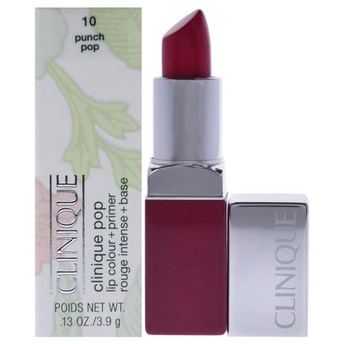 Clinique Pop Lacquer Lip Color Plus Primer, No.10 Punch Pop, 3.9g