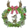 Craft Buddy Disney Crystal Art Christmas Wreath Kit, 30 cm